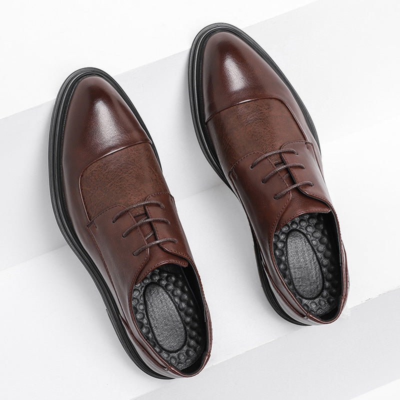 Men’s Korean Fashion Pointed Toe Dress Shoes Wedding