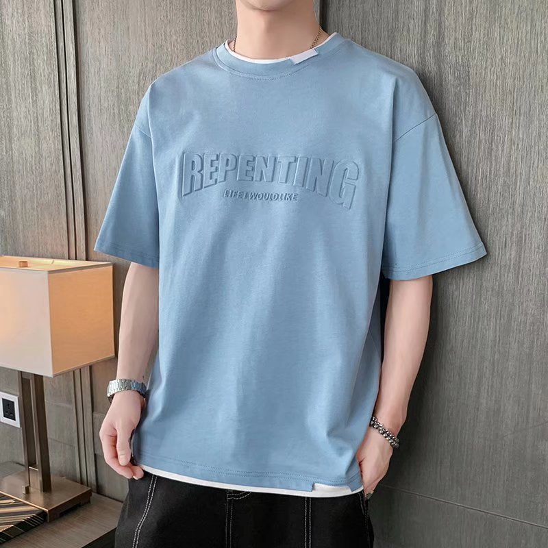 3D Printed Loose T-Shirt – Hong Kong Style Casual