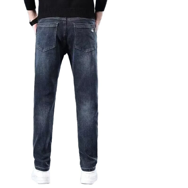 Slim Straight Stretch Men’s Casual Jeans Pants