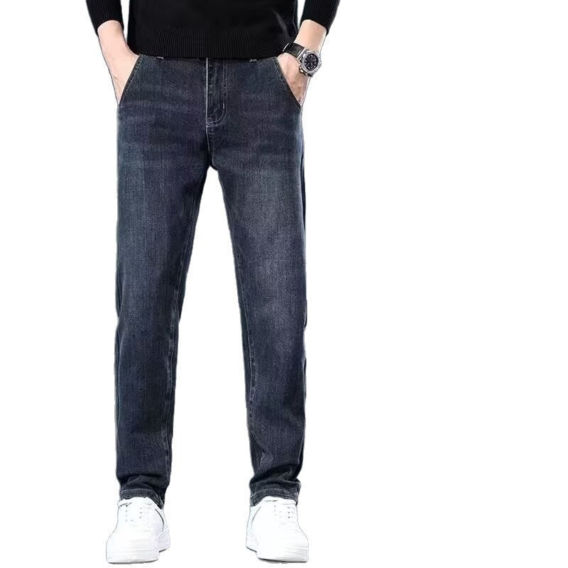 Slim Stretch Men’s Casual Straight Jeans