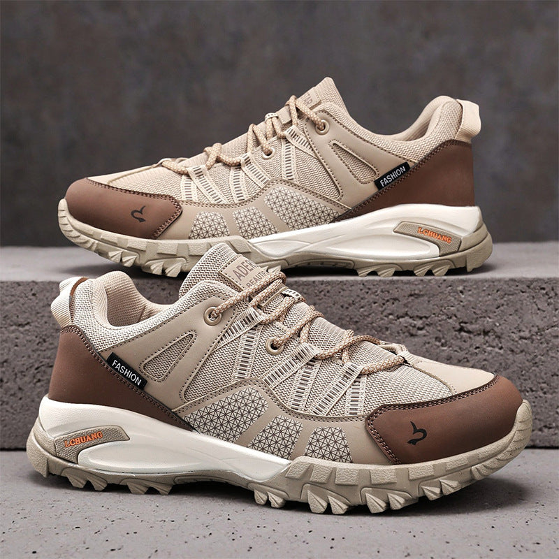 2025 Light Luxury Mesh Low Top Hiking Men Sneakers Shoes