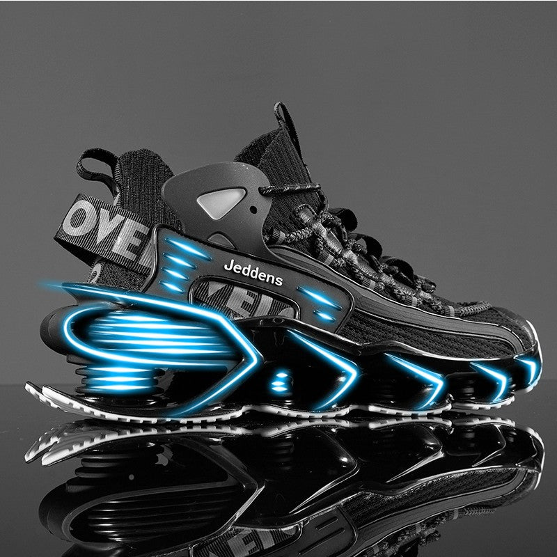 Autumn Breathable Thick Sole Plus Size Men Running Shoes