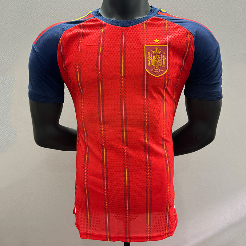 Authentic Spain Home Player Short-Sleeved Jersey