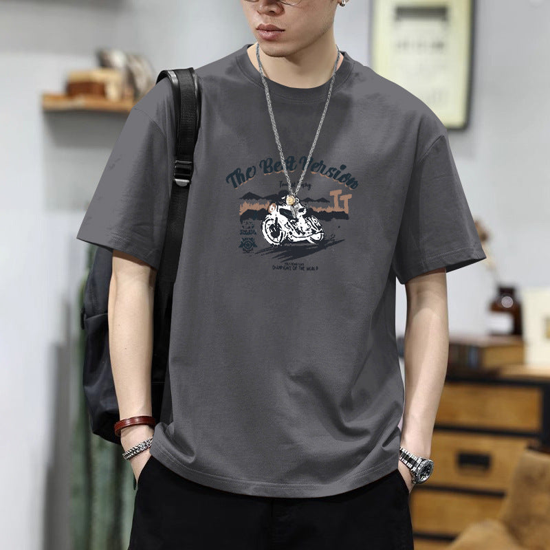 American High Street Heavy Cotton Loose Fit T-Shirt Men