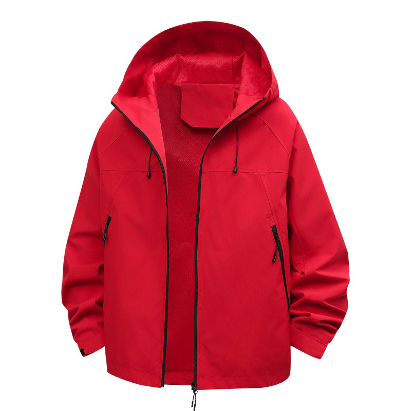 Unisex Waterproof Windproof Outdoor Jacket Removable Fleece Coat