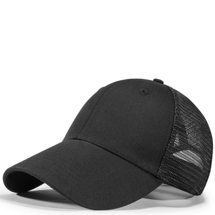 Unisex Cotton Mesh Baseball Cap Breathable Korean Style Sunshade Hat