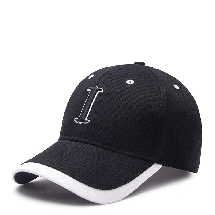 Unisex Cotton Embroidered Baseball Cap Korean Style Casual Sunshade Hat