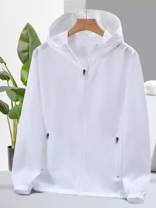 Unisex Lightweight Sun Protection Windbreaker Breathable Outdoor Fishing Jacket