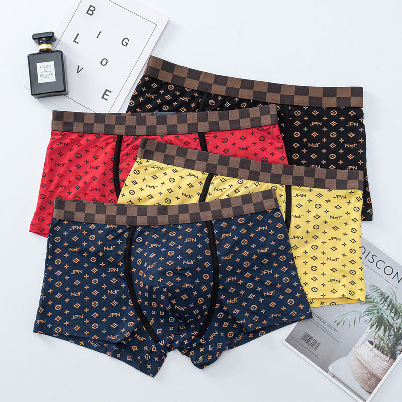 Mens Modal Fashion Trend Boxer Shorts
