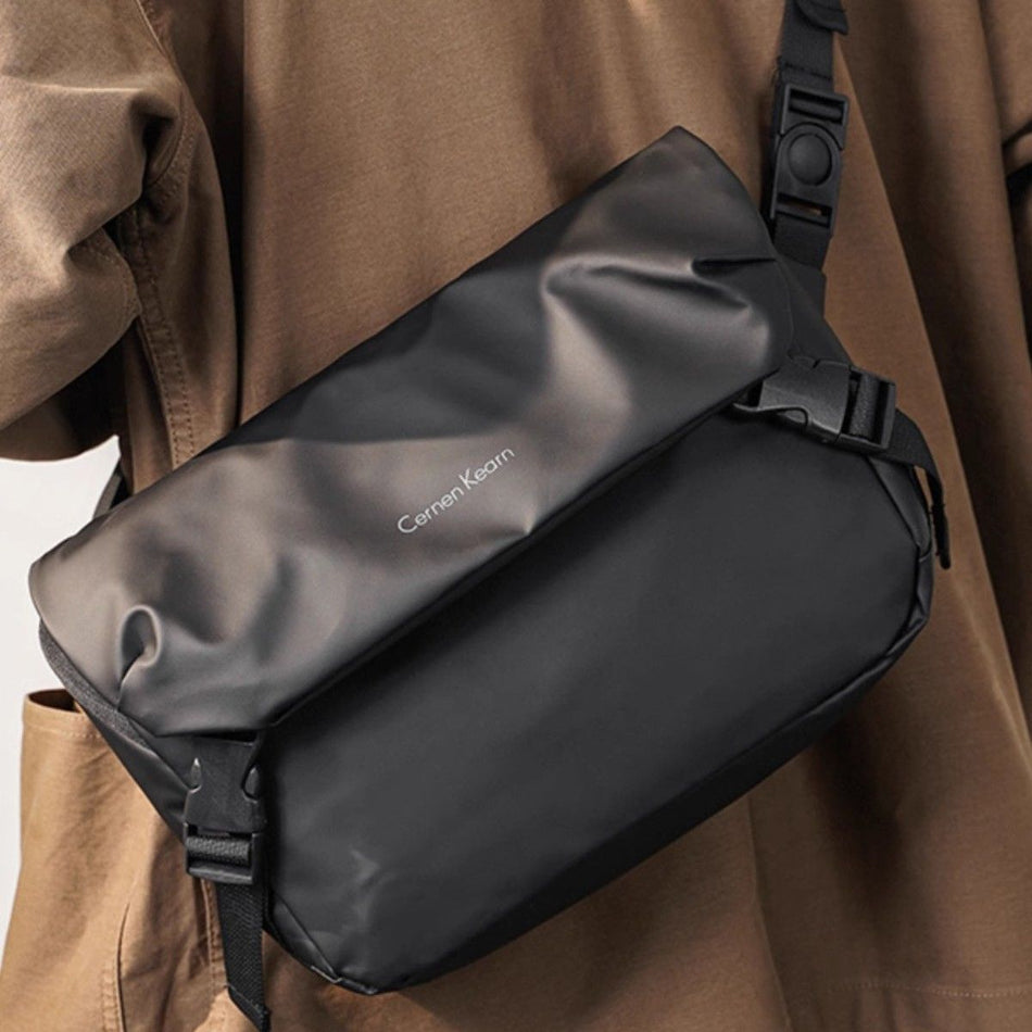 Waterproof Nylon Crossbody Bag Casual Business Chest Bag