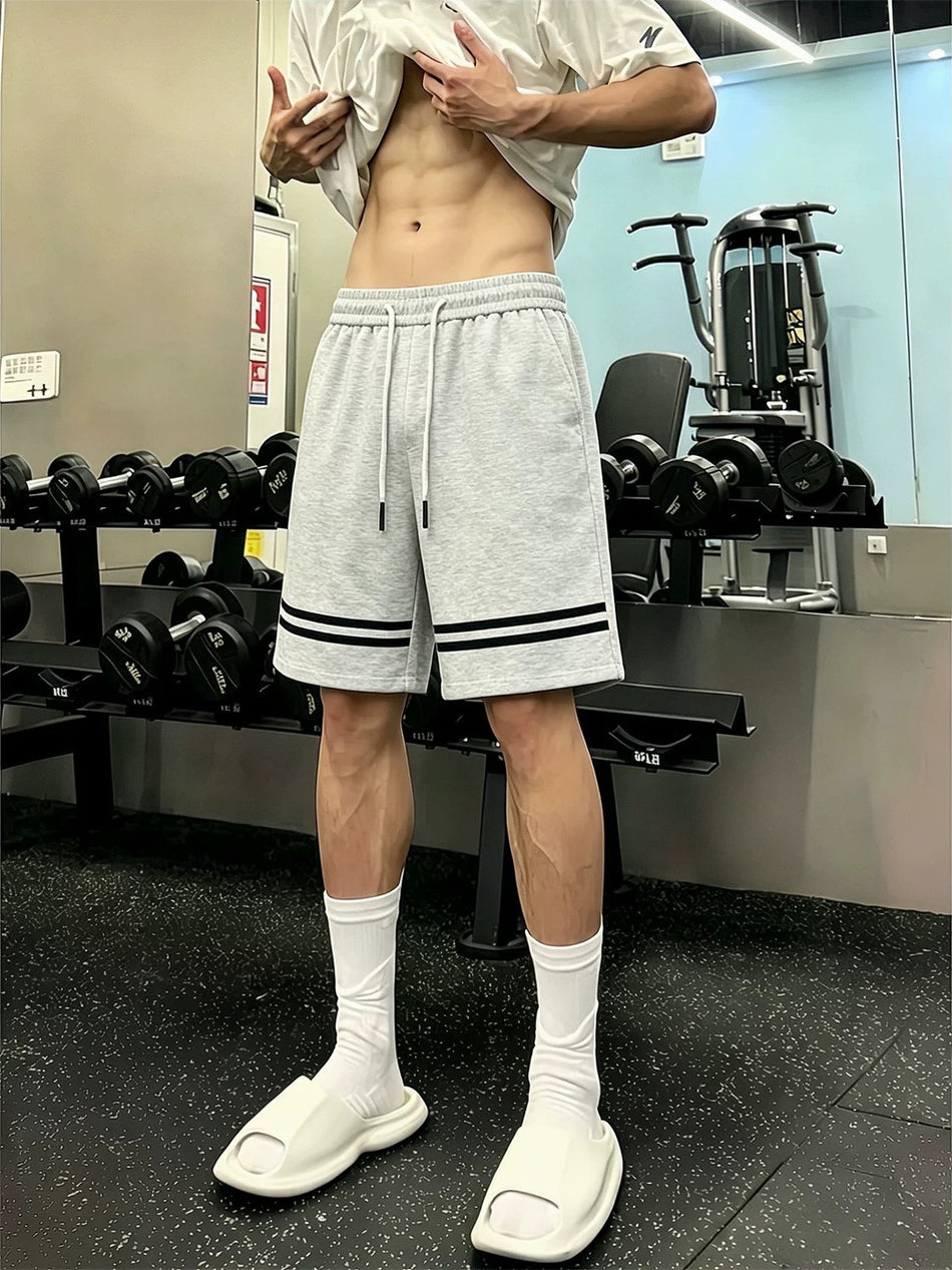 American Stripe Men’s Athletic Straight Fit Shorts