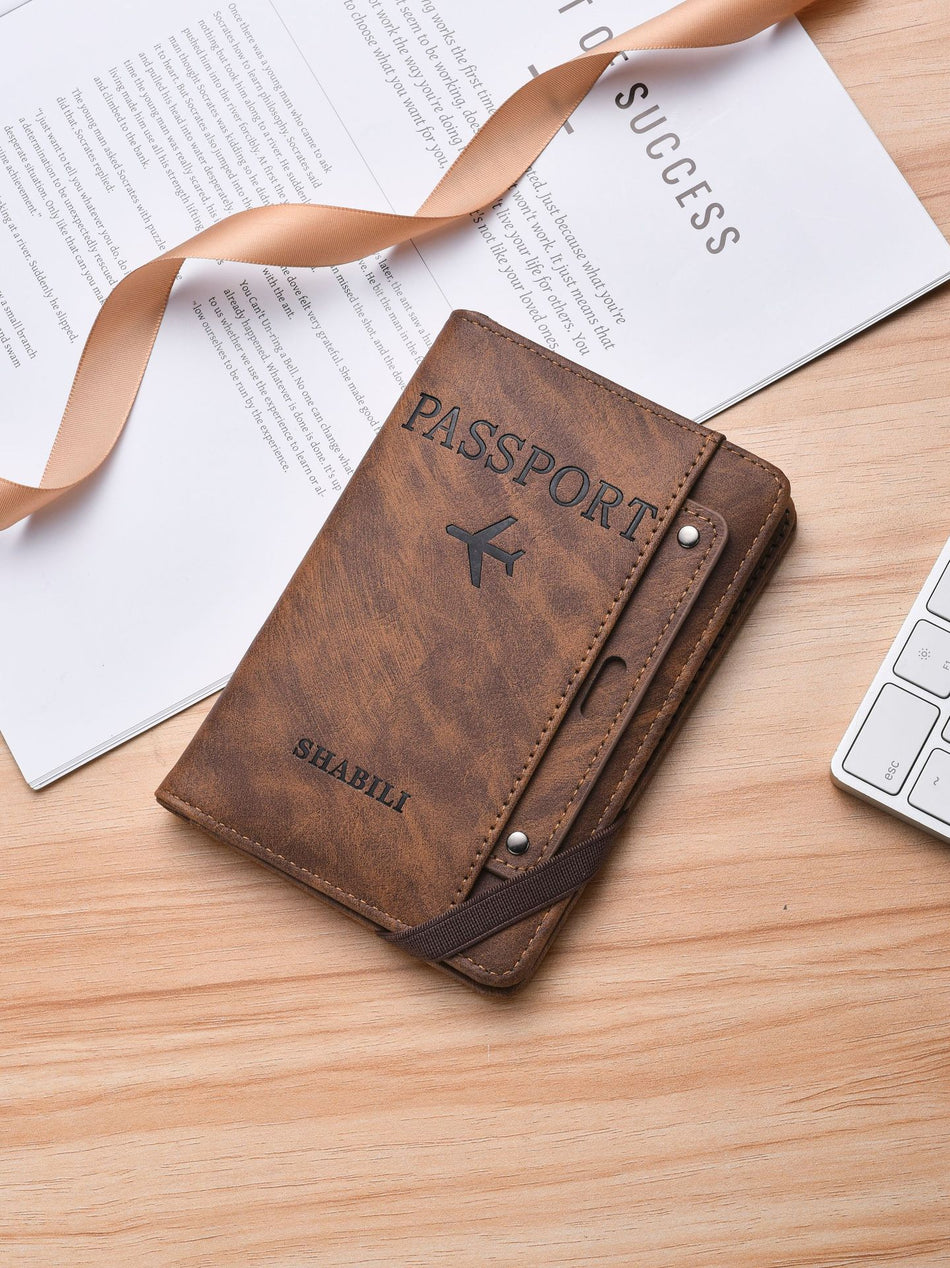 Anti-Theft Passport Holder Travel Wallet with Large Capacity