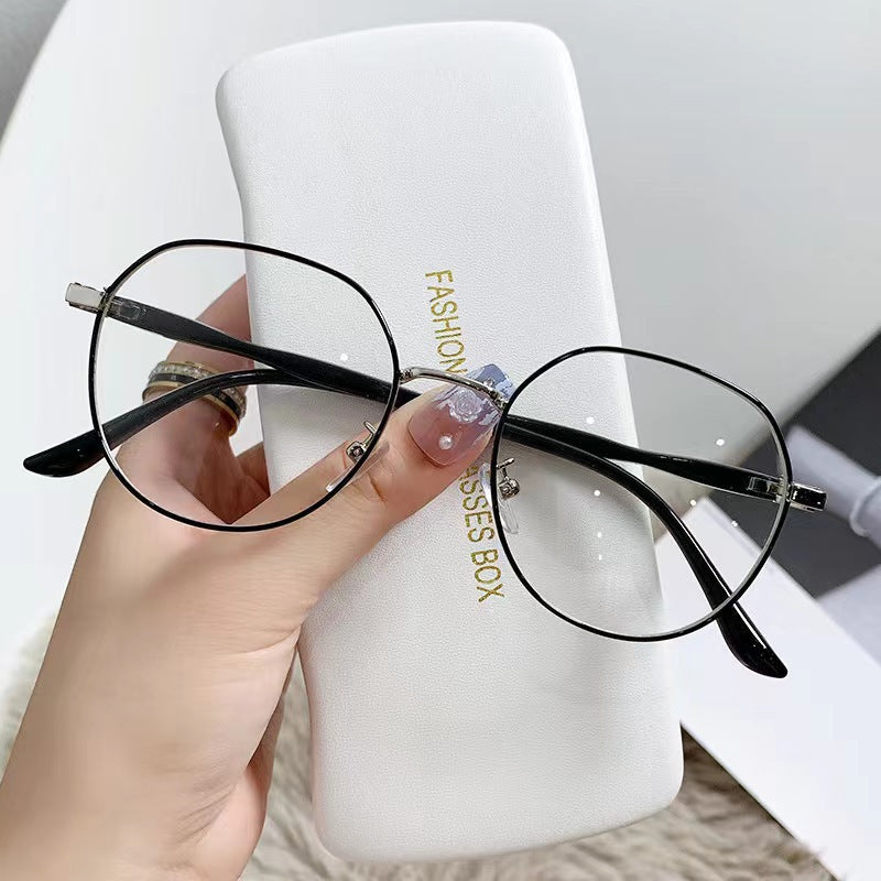 Retro Round Metal Blue Light Blocking Glasses