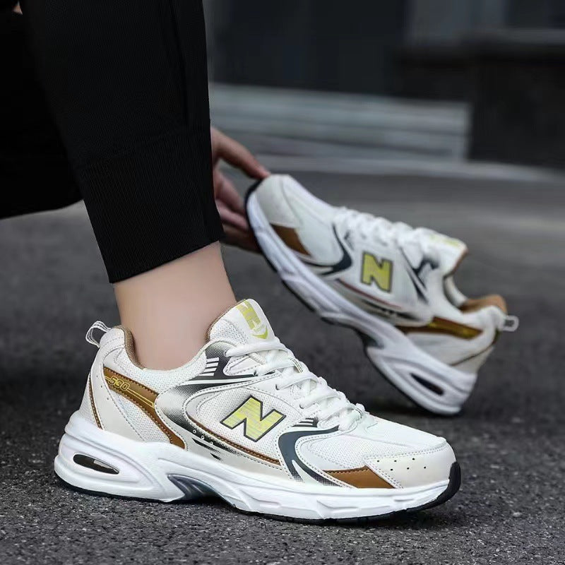 Unisex Mesh Dad Sneakers with Breathable Platform Sole