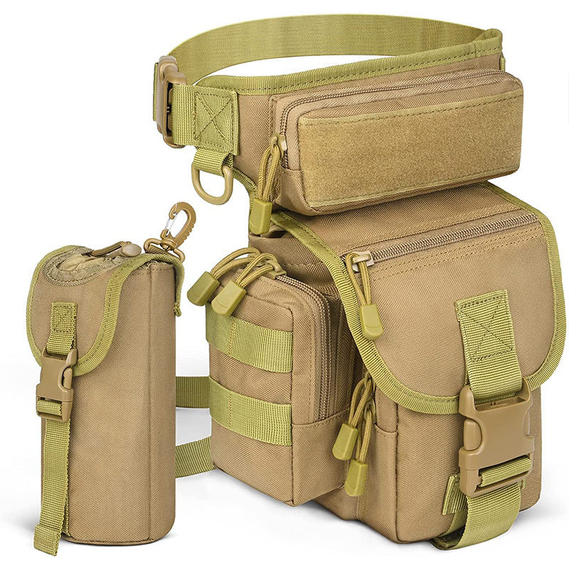 Unisex 600D Tactical Leg Bag, Multifunctional Cycling Fishing
