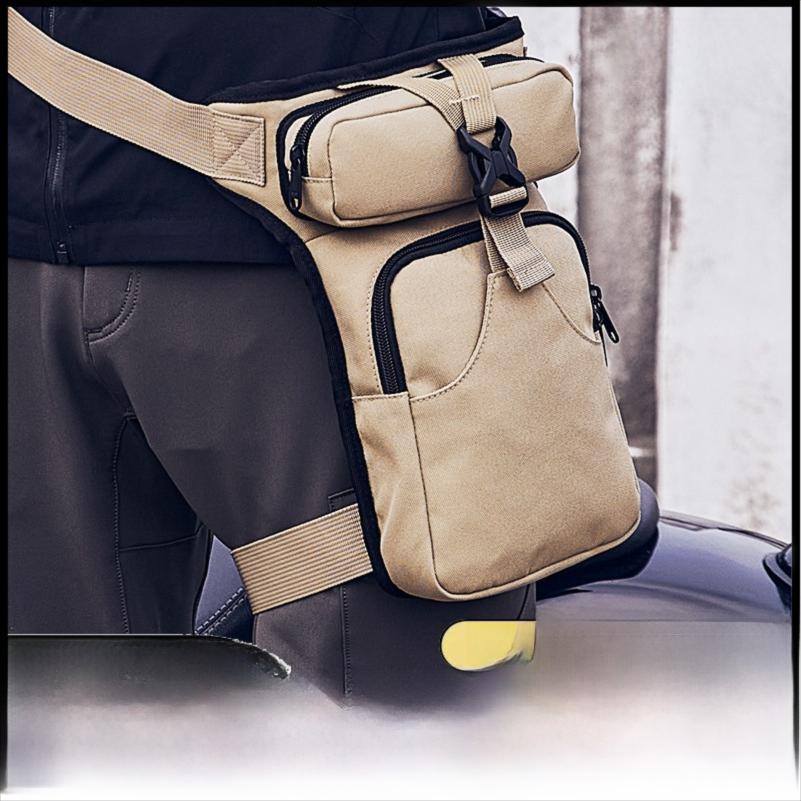 Yoban Neutral Oxford Tactical Leg Bag, Large-Capacity Waterproof