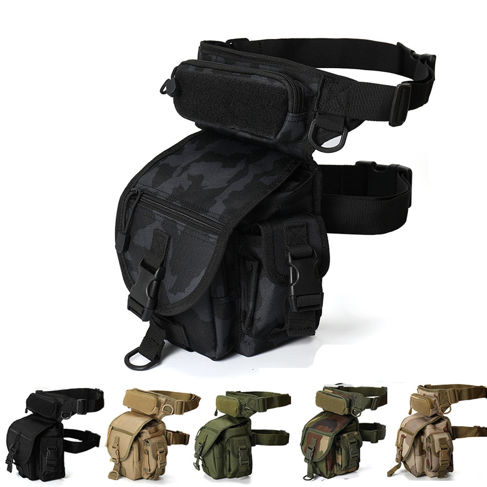 Camouflage Neutral Oxford Waist Bag, Tactical Waterproof Design