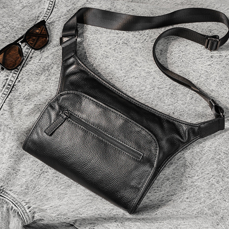 Eatonville Men's Cowhide Crossbody Bag, Stylish Simple