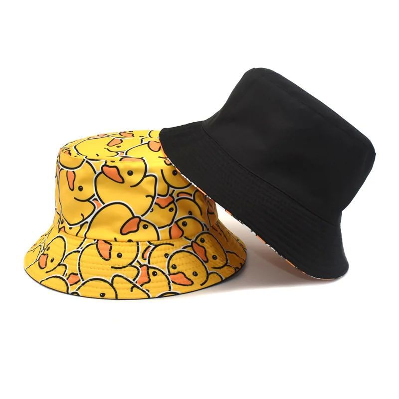 Unisex Pure Cotton Wide-Brim Sunshade Bucket Hat