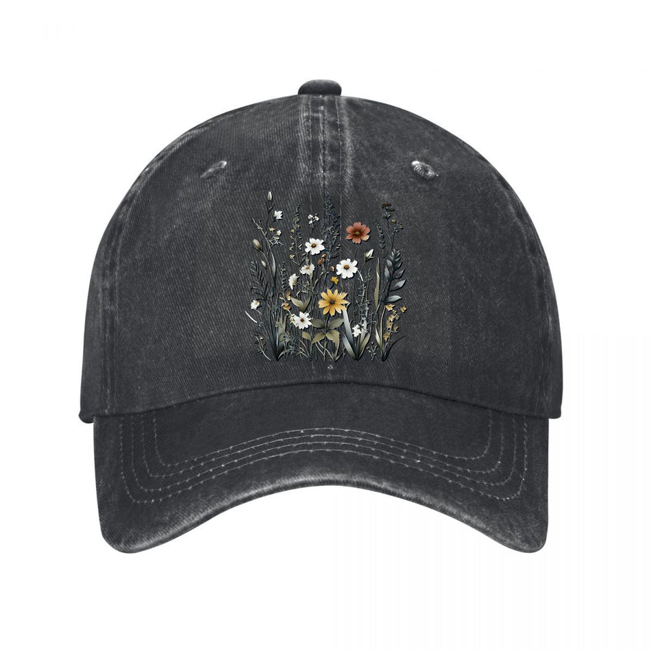 Wildflower Botanical Floral Unisex Baseball Cap