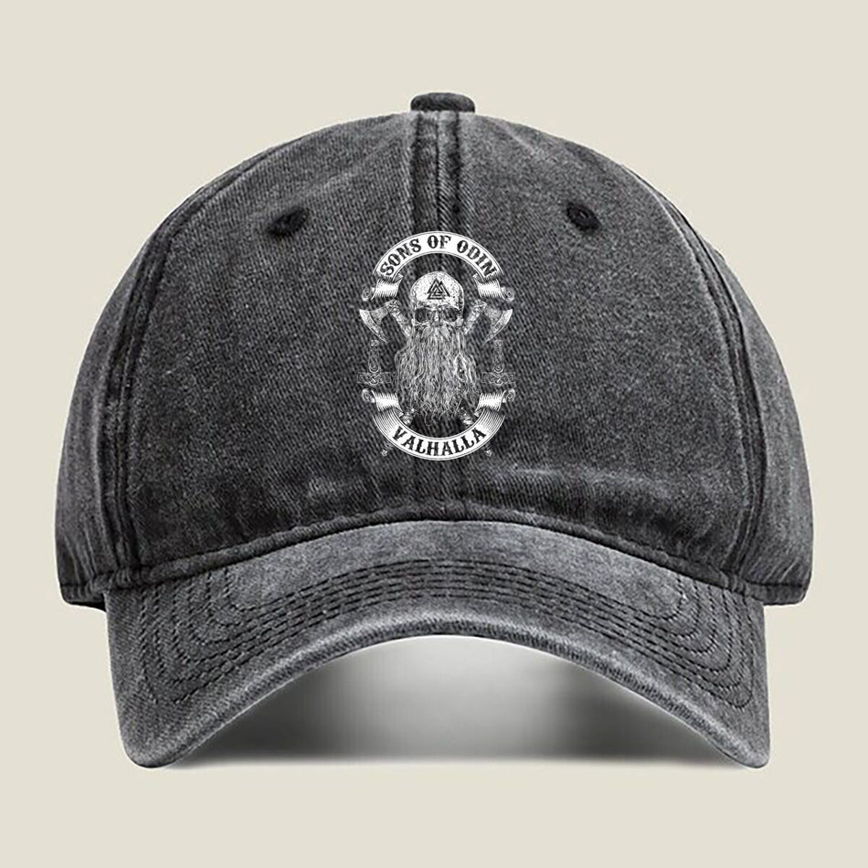 Valhalla Washed Cotton Unisex Baseball Cap