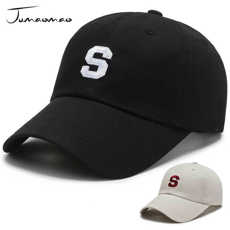 Round Geometric Embroidered Dome Short-Brim Cap