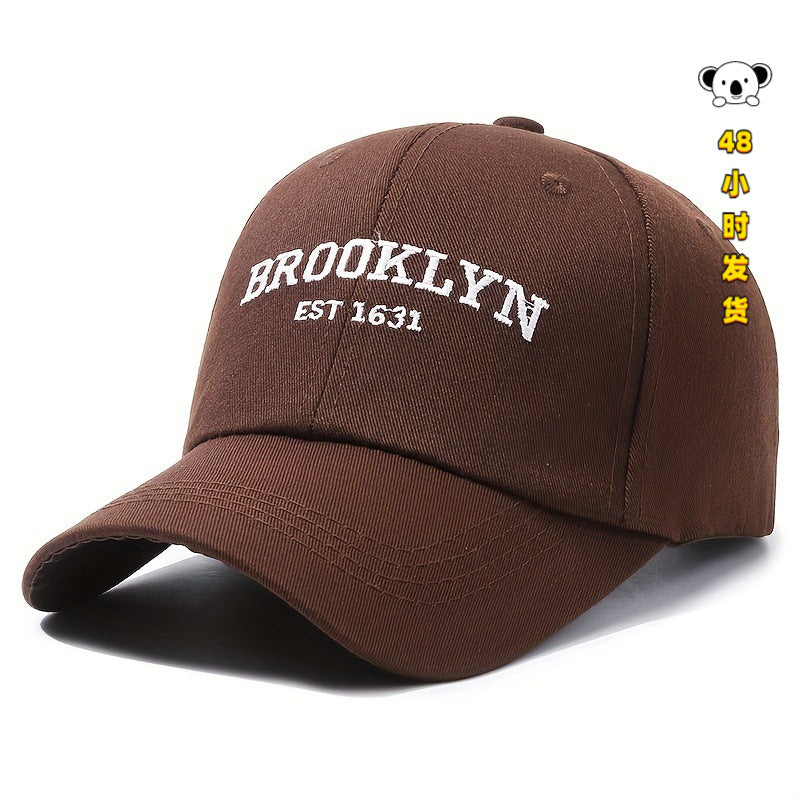 Floral Embroidered Flat Top Wide Brim Hat
