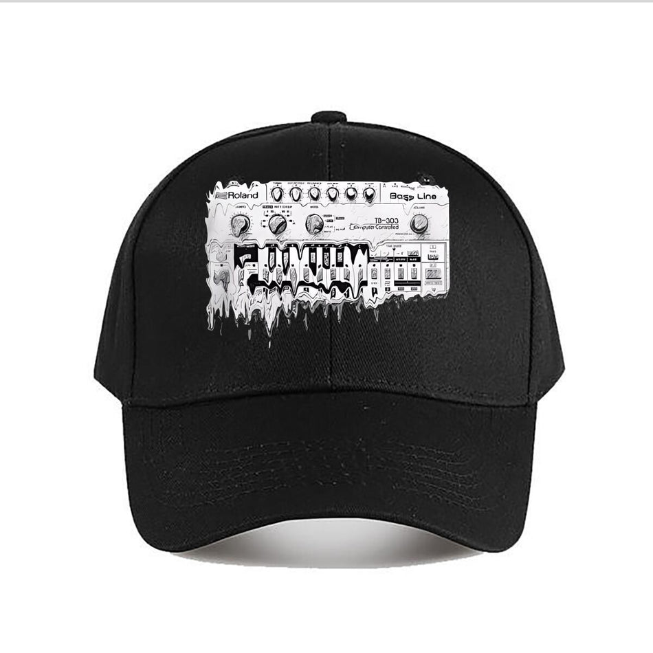 Roland Bass Line TB 303 Acid Graphic Hip Hop Cap