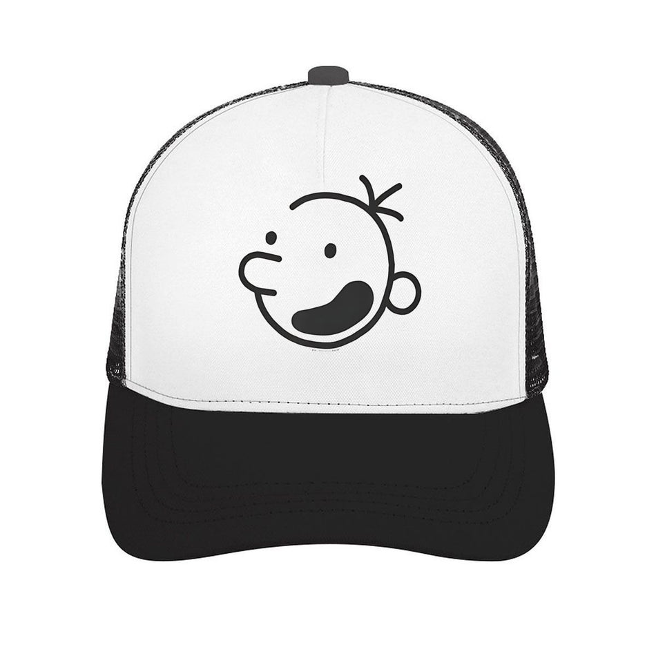 Wimpy Kid Cartoon Face Outline Adjustable Cap