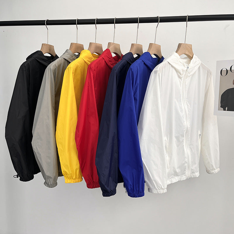 Unisex Lightweight Summer Sun Protection Windbreaker Jacket