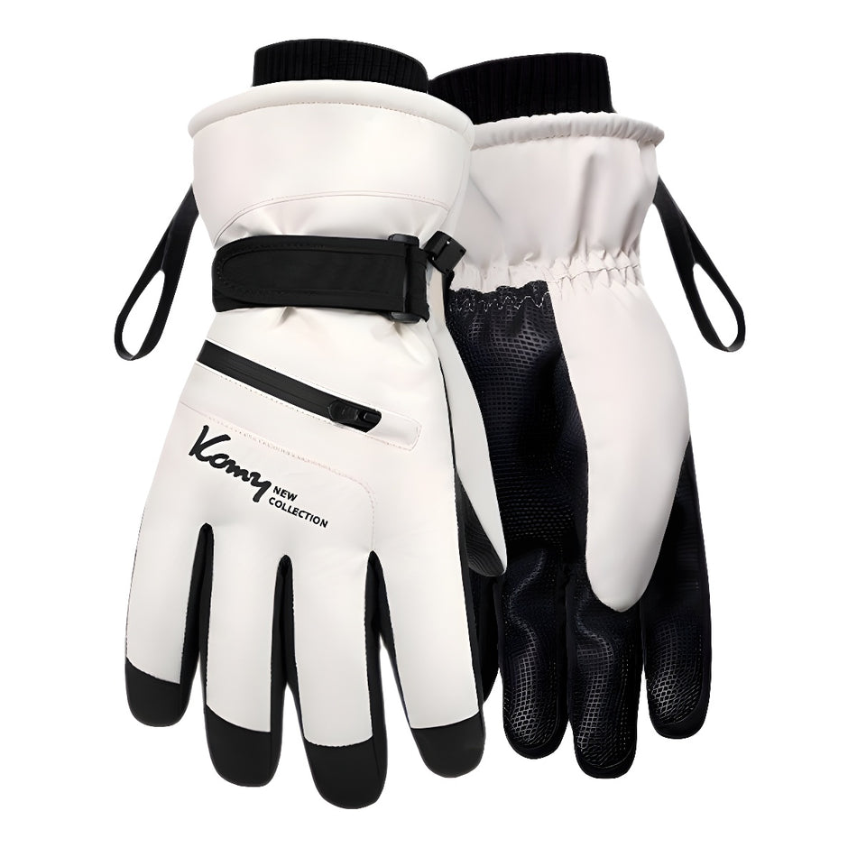 Unisex Waterproof Thermal Full-Palm Touchscreen Winter Gloves