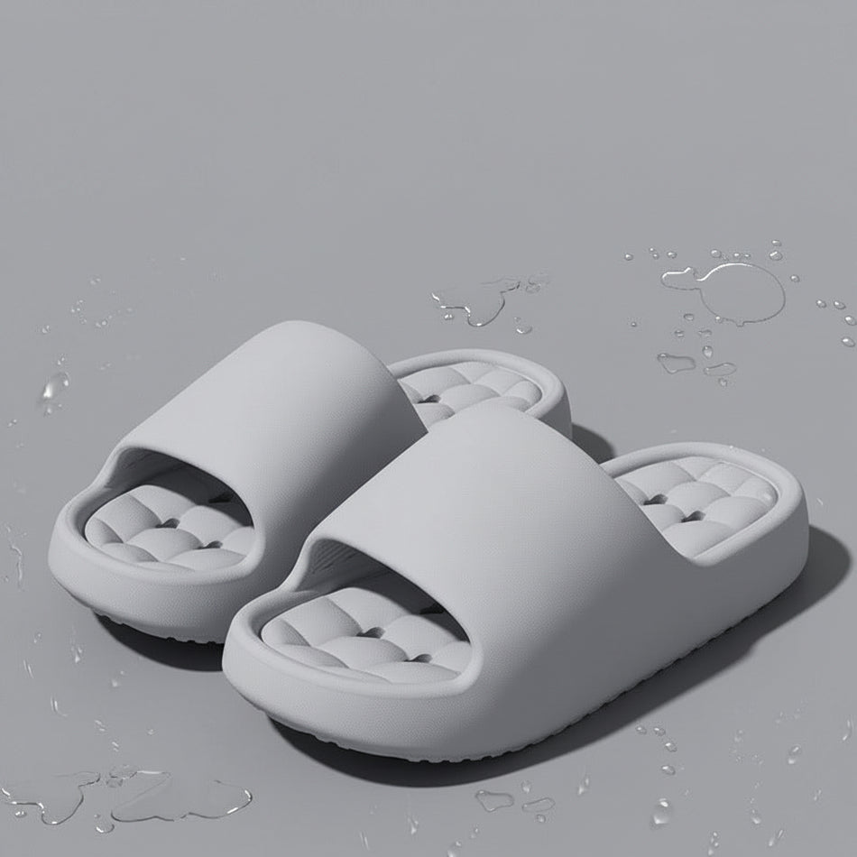 EVA Thick Sole Slippers Soft Feel Non-Slip Indoor Outdoor Slippers