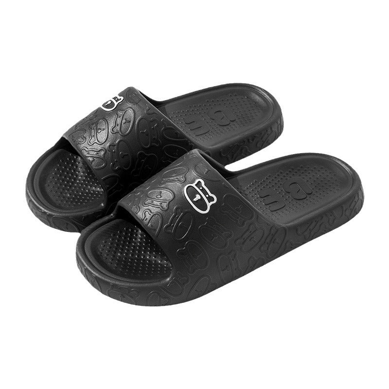 Bear Sandals Couple Summer Quick-Dry Bath Home Slip-On Shoes