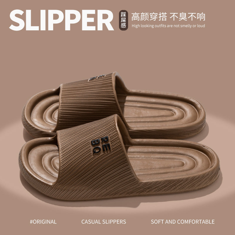 EVA Bathroom Slippers Couple Home Bath Non-Slip Indoor Shoes