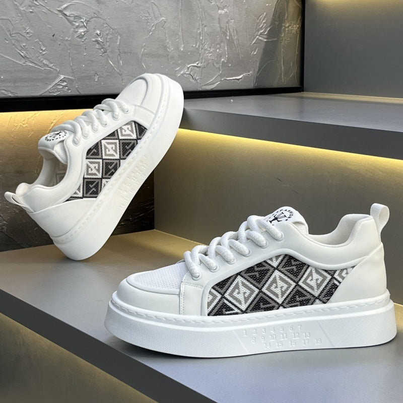 Breathable Canvas Low-Top Casual Sneakers for Men