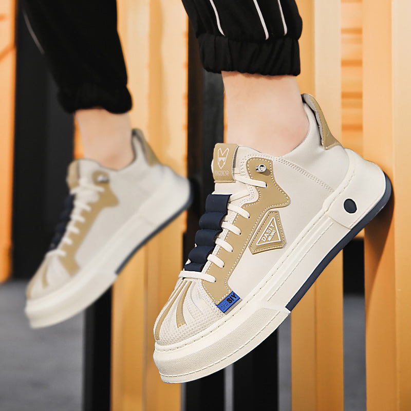 Color-Matching Low-Top Casual Running Shoes for Men
