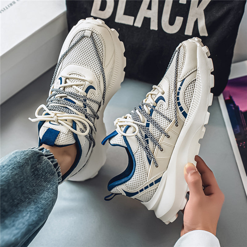 Breathable Mesh Wear-Resistant Dad Running Shoes for Men