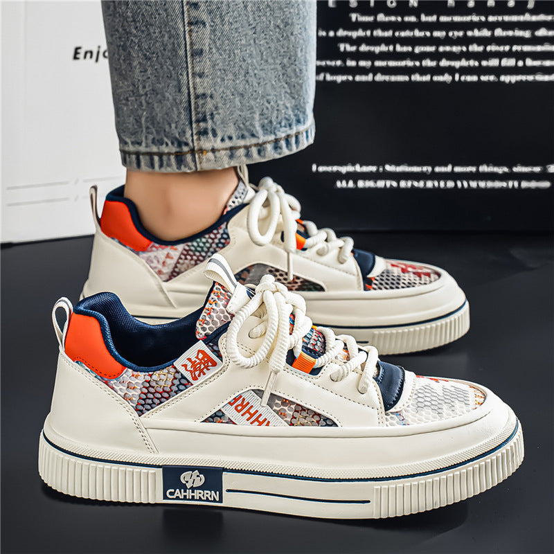 Breathable Large-Mesh Casual Sneakers for Men