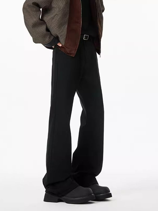 Black Machete Bootcut Jeans for Men