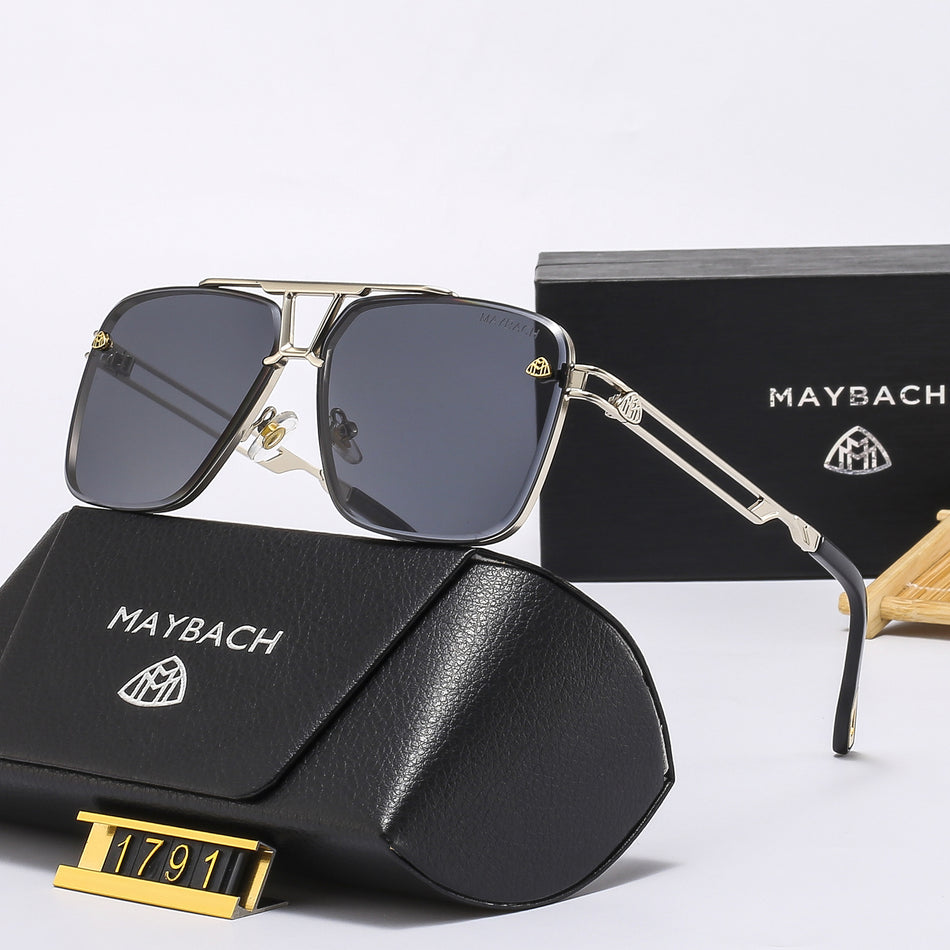 Unisex Maybach Large-Frame Sunglasses for Driving and Style