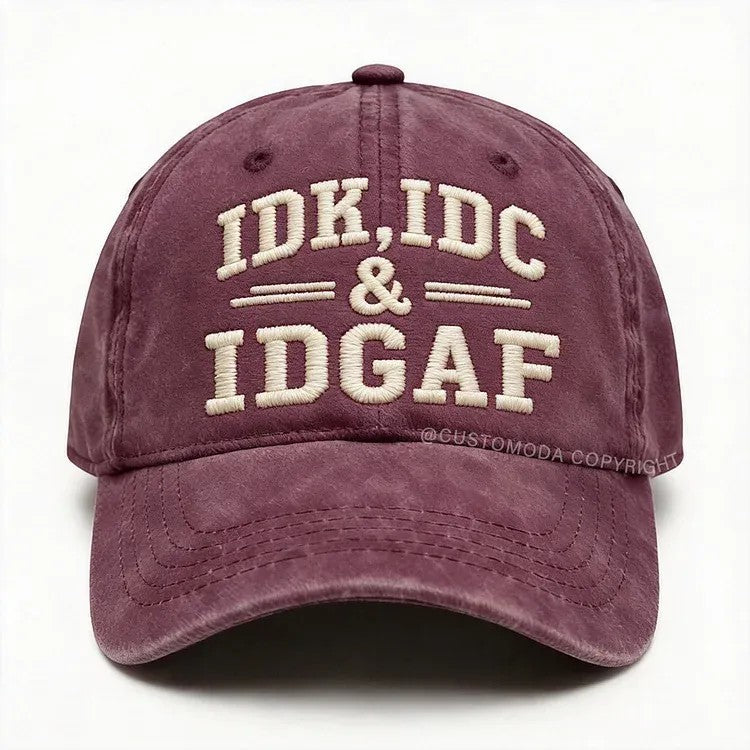 European American Vintage Washed Embroidered Baseball Cap Outdoor