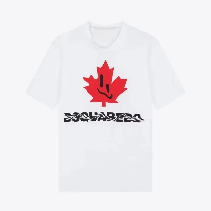 European Size Cotton Men's and Women's Summer T-Shirt