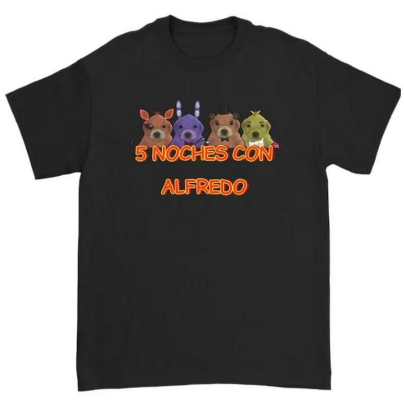 European Size Cotton “5 Noches Con Alfredo” Unisex T-Shirt