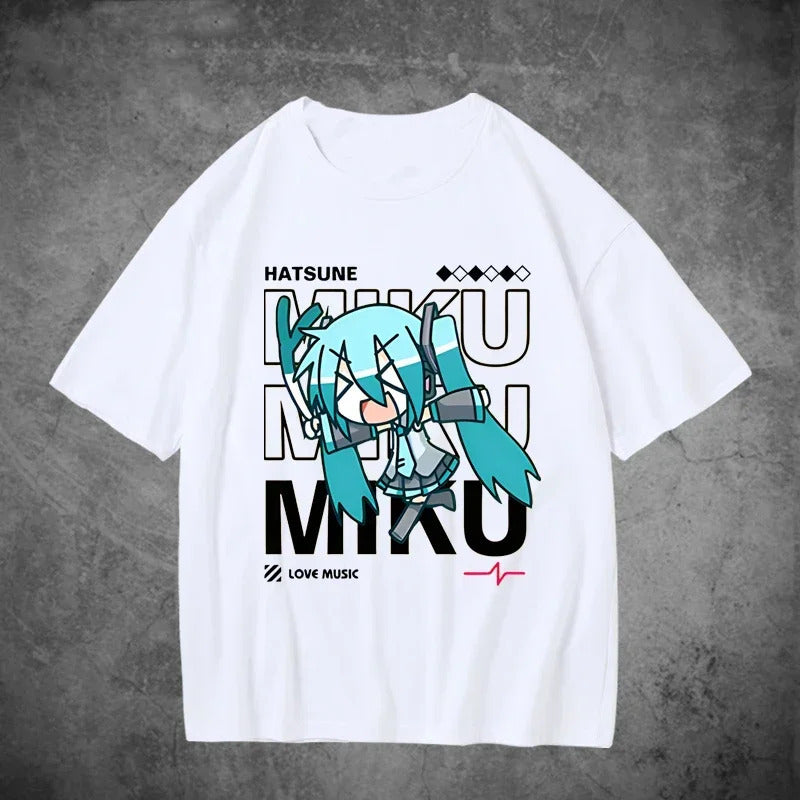 European Size Pure Cotton Unisex Cartoon Creative T-Shirt