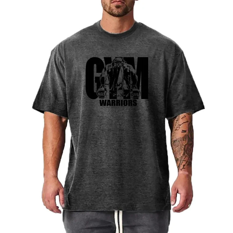 European Size Pure Cotton Unisex Printed Summer T-Shirt