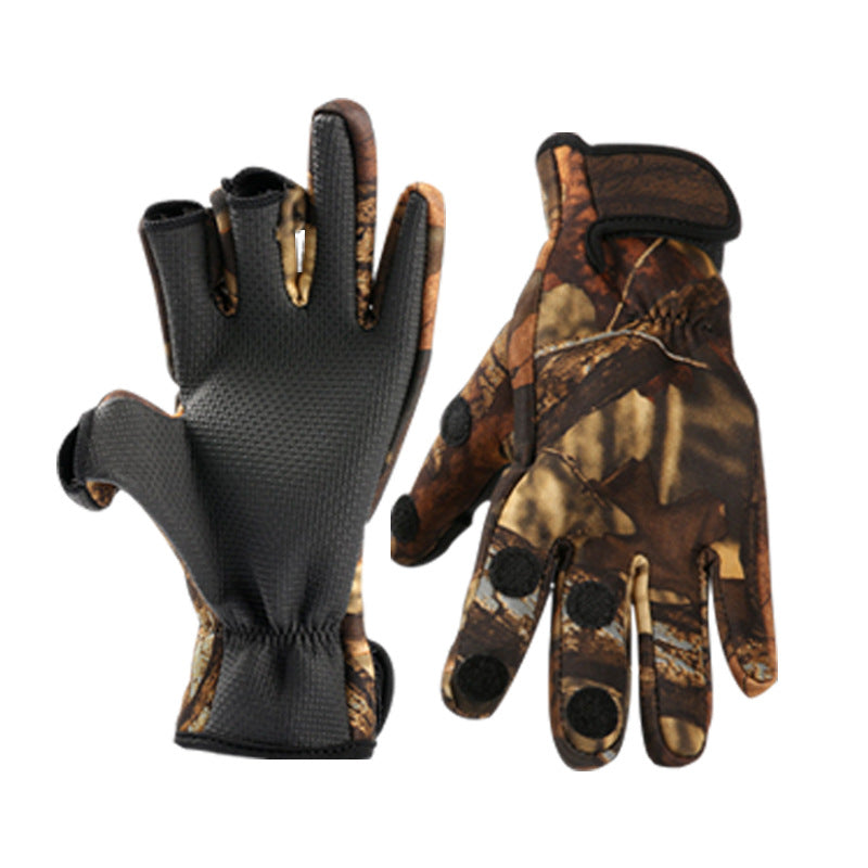 Men’s Touch Screen Knitted Winter Gloves Warm Fleece