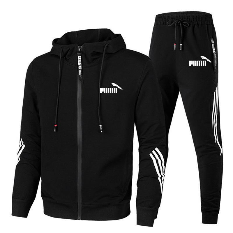 Men’s Casual Two-Piece Sports Hoodie Sweatshirt Suit Youth Style