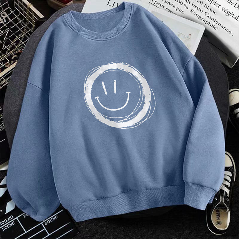 Fleece-Lined Crewneck Sweatshirt – Men’s Hoodless Autumn Top