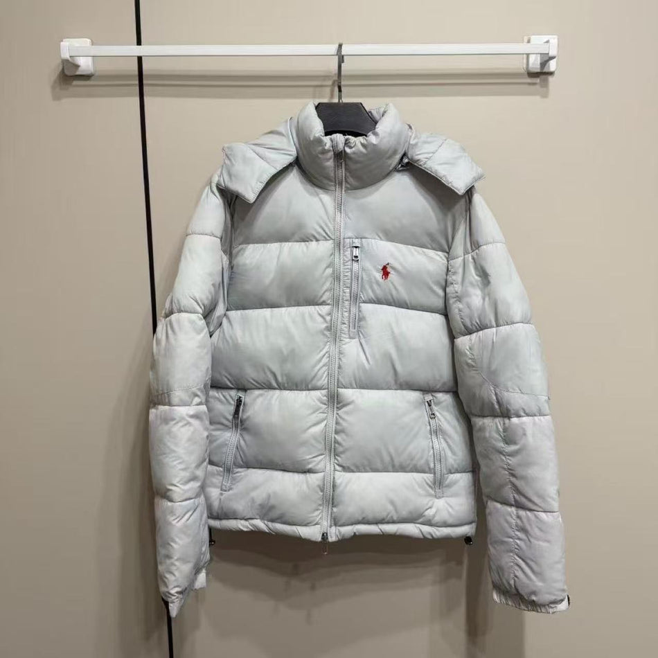 Men’s & Women’s Hooded Windproof Cotton Jacket – Thickened Removable Hood