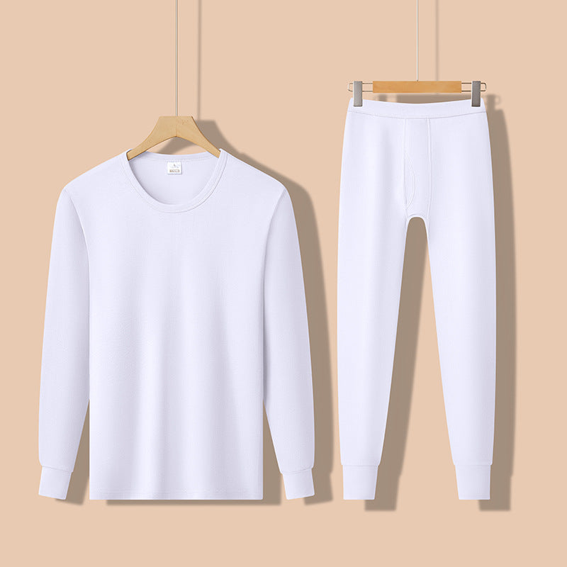 Middle-Aged Men & Women Cotton Thermal Set | Autumn Winter Base Layer